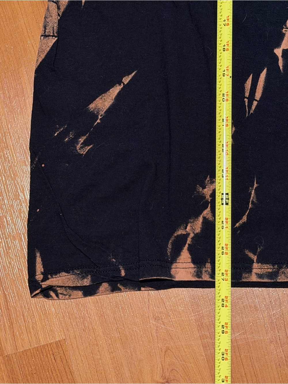 “Sad Girls Club” Black, Brown Bleached Tie-Dye Graphic T-Shirt - Size XL - Picture 6 of 6